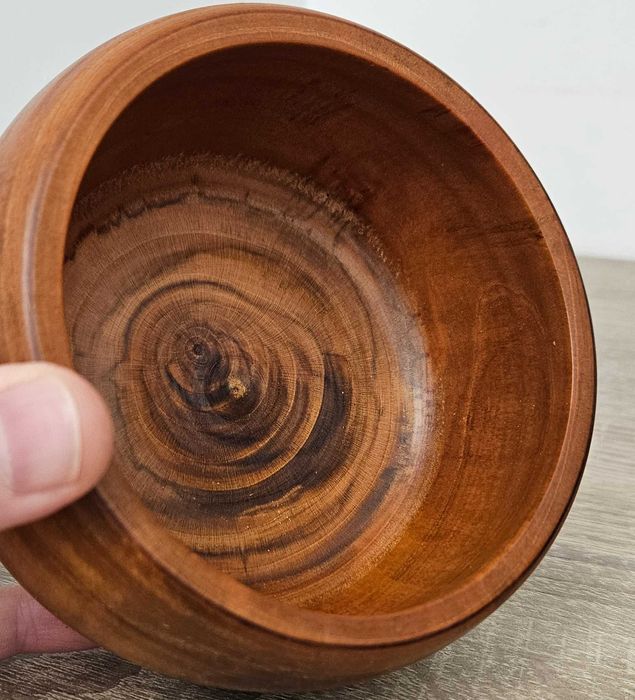 Ръчно изработена дървена купичка, купа ръчна изработка декорация дърво