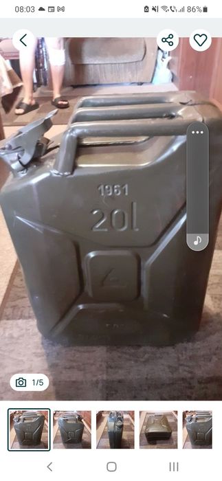 Canistre din tablă 20 litri