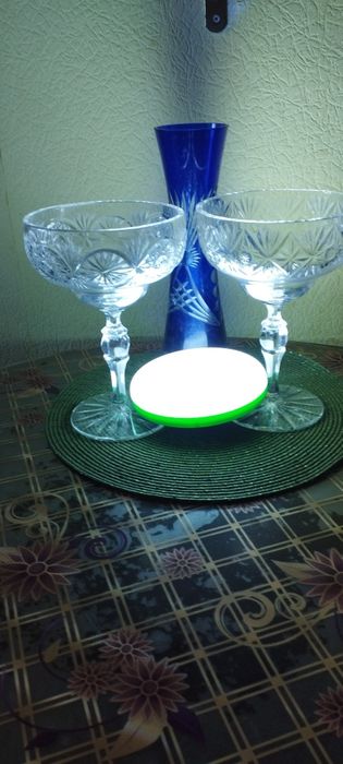 Ваза хрусталь ,2шт.Времен СССР.