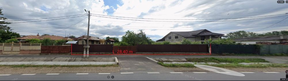 Teren 1532 mp , Dambovita- Bilciuresti stradal cu utilitati