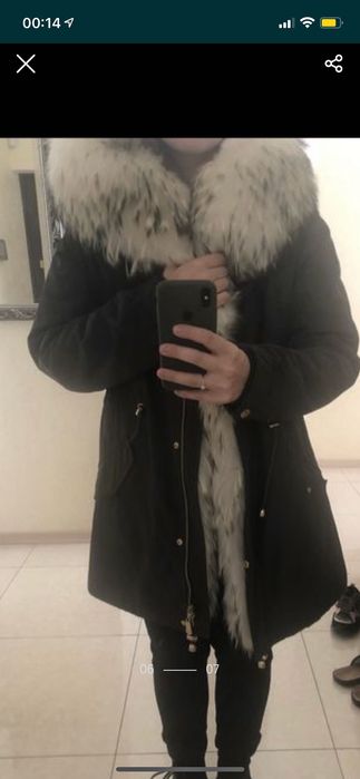 geacă de blană naturală