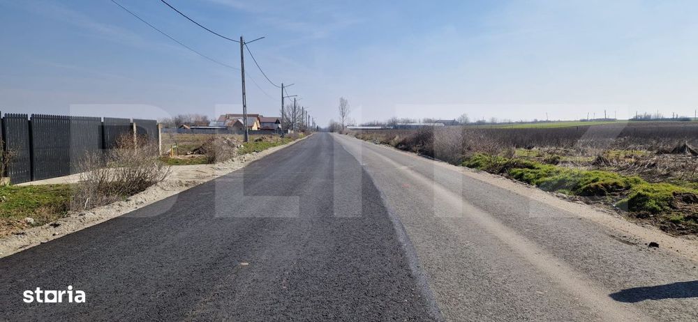 Teren intravilan, 15256 mp, deschidere bilaterala, zona Robanesti