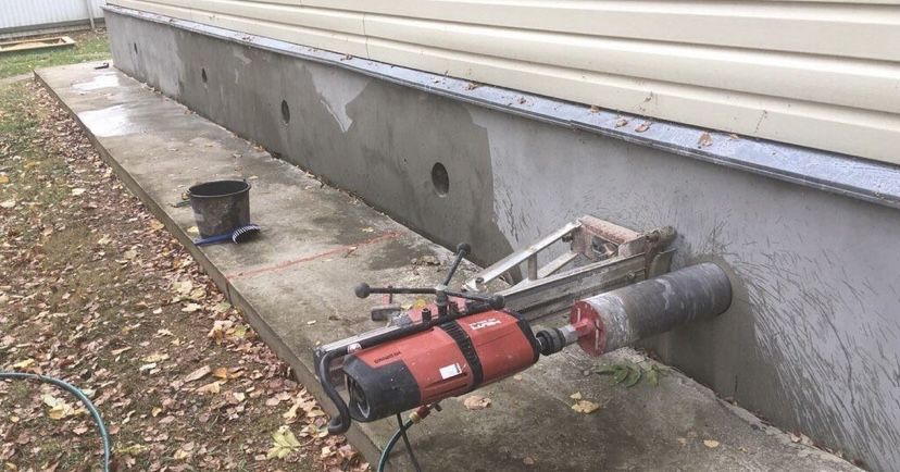 Алмазное бурение сверление отверстий