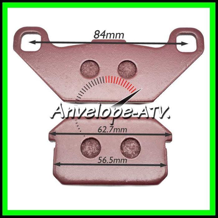 Placute Frana Parcare LINHAI 300 275 260 Placute Etrier Spate LINHAI