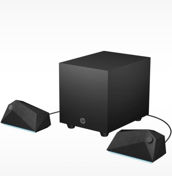 Boxe 2.1 HP Gaming X1000, 30W, iluminare RGB, Negru