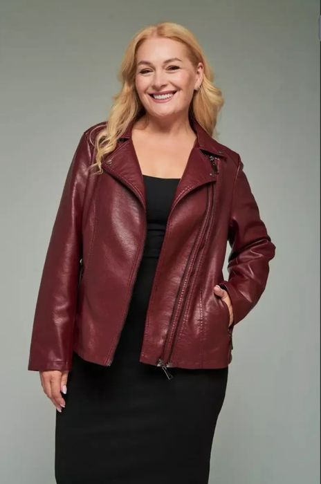 Кожаная куртка 46-48 размер