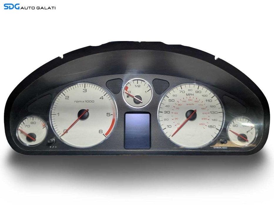 Ceas Ceasuri Cluster Instrumente Bord Peugeot 407 1.6 HDI 2004 - 2010 Cod 9658138780 [L9474]