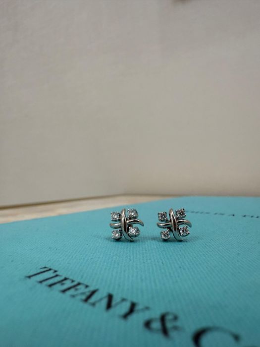 Серьги 0.29ct Tiffany Co Lynn оригинал