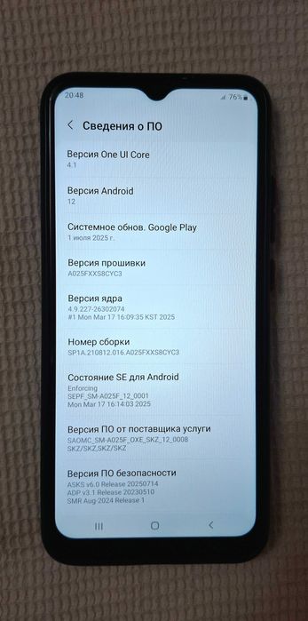 Смартфон Samsung Galaxy A02s