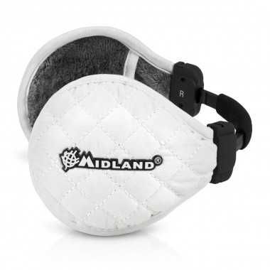 Încălzitoare pentru urechi Midland cu căști stereo Hi-Fi Sub Zero albe