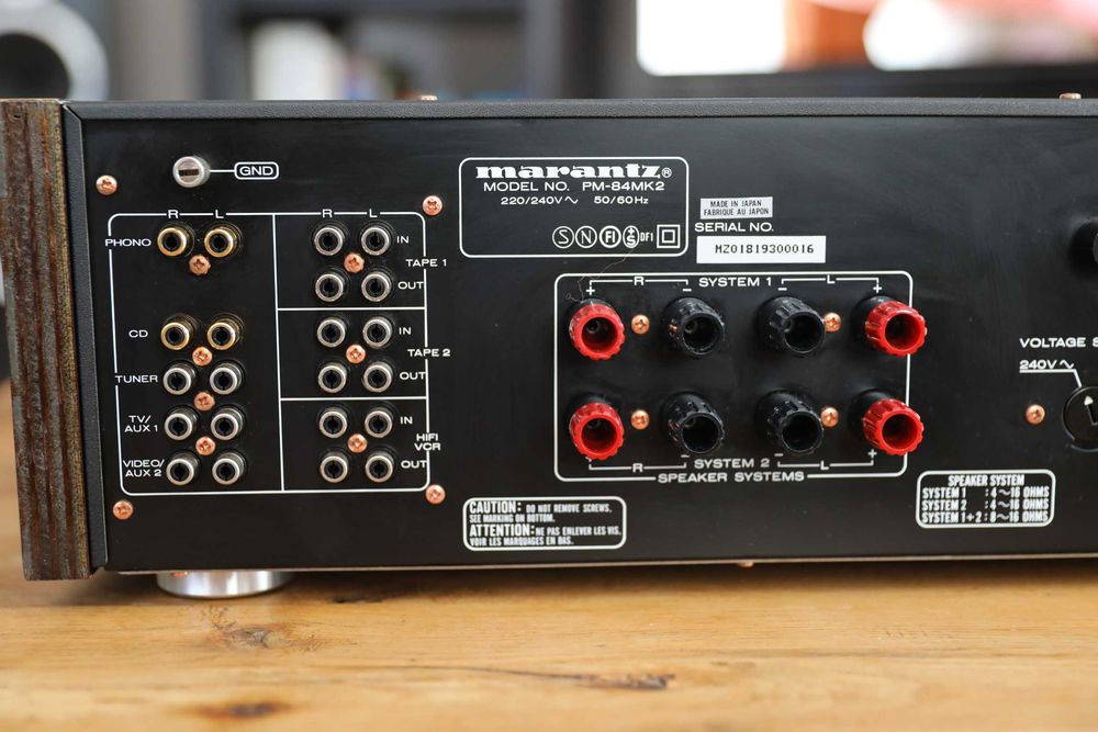 Marantz PM-84 MKII – Изцяло реставриран с Nichicon Muse, Клас А