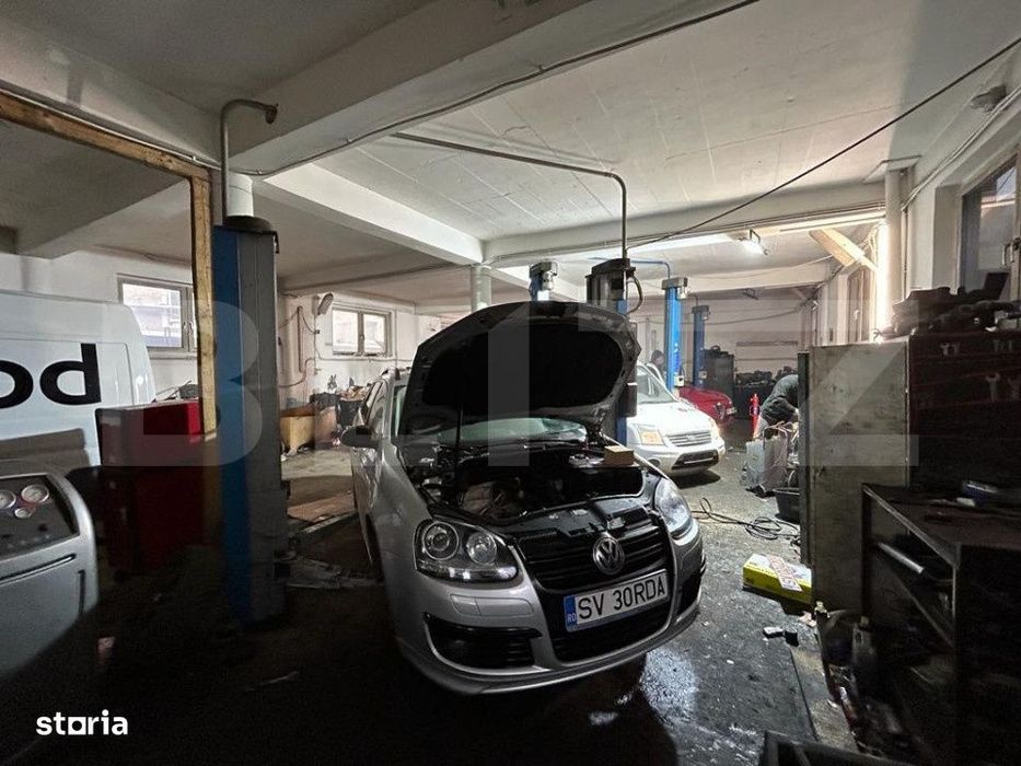 Service auto acces la E58 finisat, echipat complet, Scheia