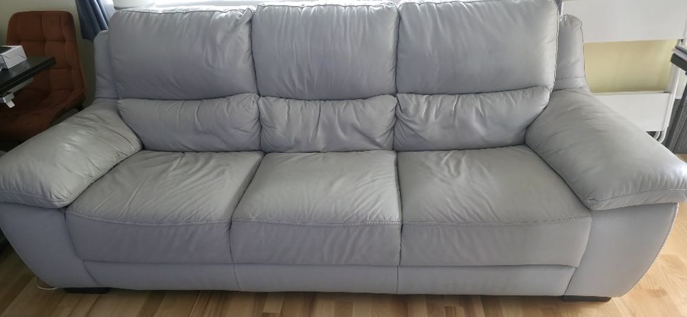 Canapea si fotoliu piele naturala