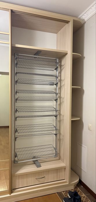 Шкаф-купе с пантографом и обувницей