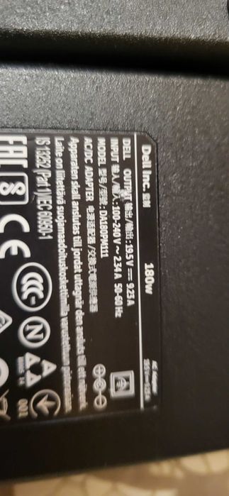 DELL 180W Incarcator  19;5V-9.23A fuctionale 3 buc