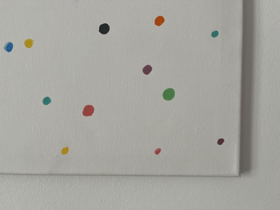 Stardust acrylic on canvas 50 x 70 cm Artist Anonymous