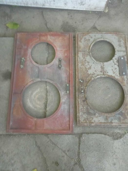 Плиты, дверцы для топки на печь