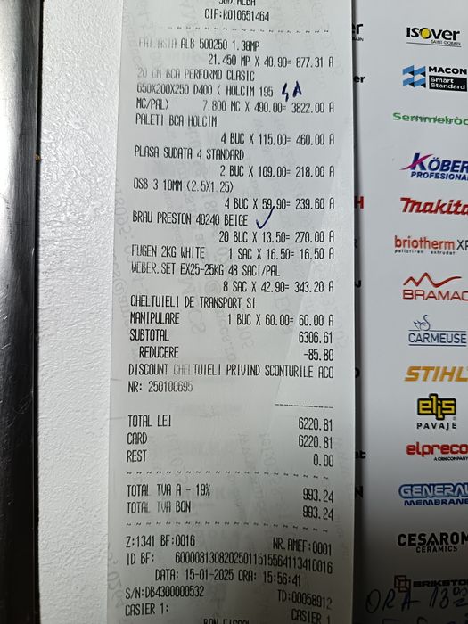 Bolțar BCA de vânzare