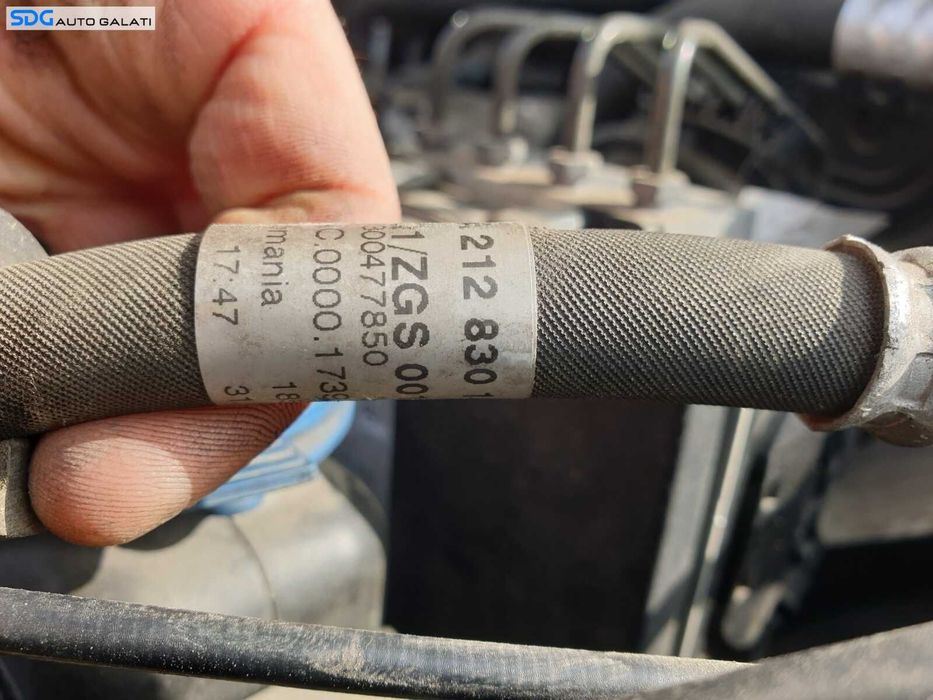 Furtun Conducta Radiator Compresor AC Aer Conditionat Clima Mercedes Clasa E Class W212 2009 - 2012 Cod A2128301416 [C3261] [Depozit Tarcu 1]