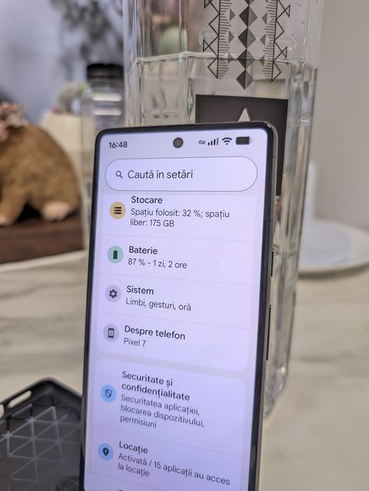 Pixel 7 256GB, black, impecabil, liber de rețea