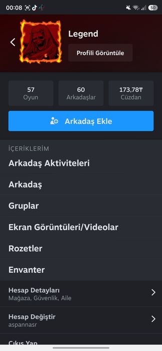 Steam аккаунт с играми
