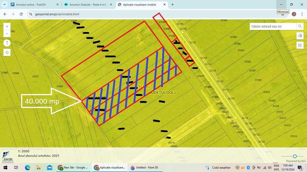 Intravilan,5.000-40.000 mp DE 70 Craiova-Isalnita-Rompetrol-Sere Almaj