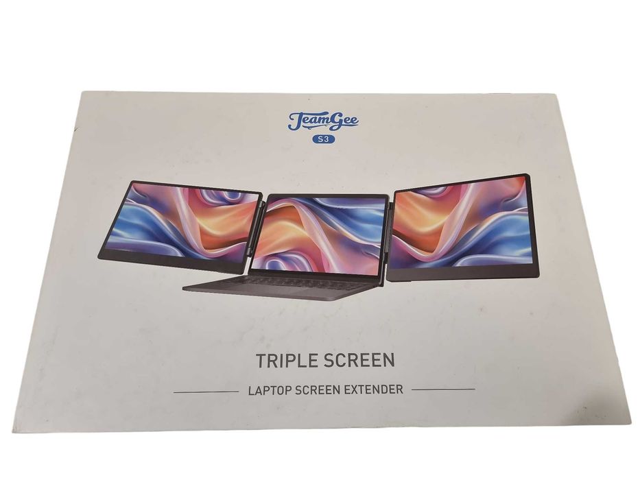 Extensie Dubla Monitoare Laptop TeamGee S3 Triple Screen 14 Inch Full HD IPS USB-C HDMI