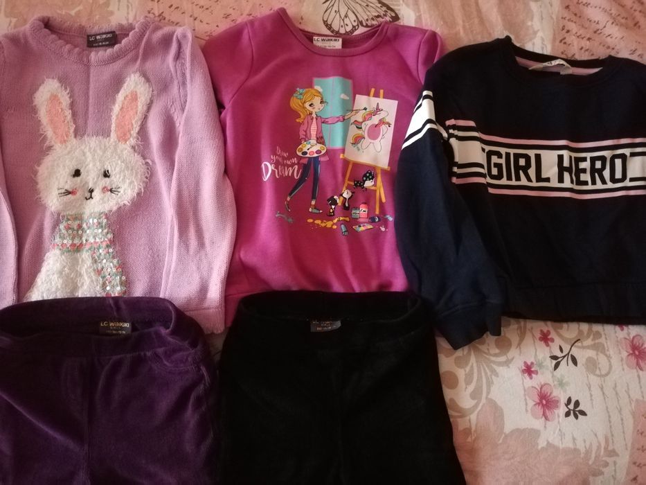 Дрешки за момиче,ръст 110-116 см,5-6 години