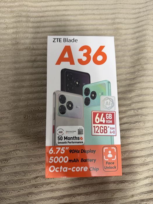 Смартфон ZTE A36