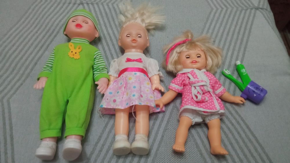 Детско пиано, пазарска количка и люлка - легло