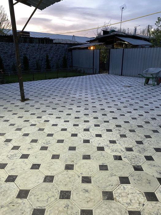 Укладка брусчатки