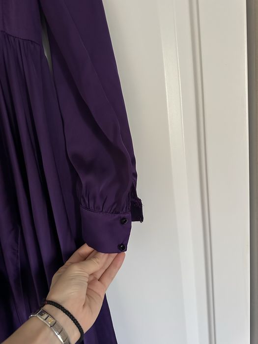 Rochie de seara  / ocazie , din matase , masura  M/ L