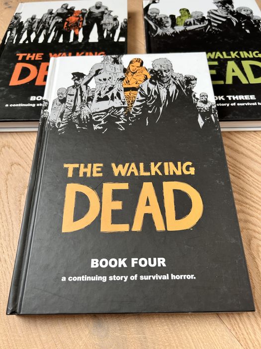 The Walking Dead hard cover book 3 4 6