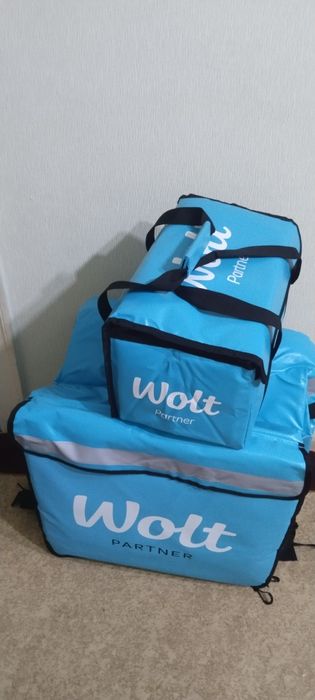 Термосумка Wolt Вольт для доставки