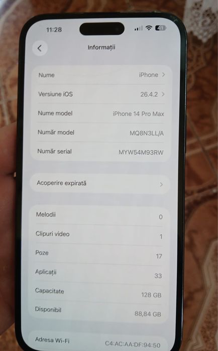 Iphone 14 pro max 128 GB