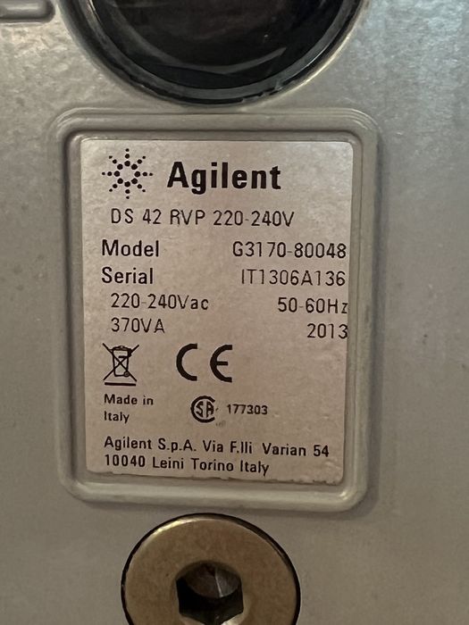 Монофазна Вакуум Помпа Agilent