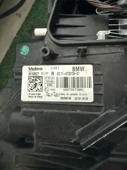 Far stanga dreapta Bmw seria 3 GT F34 lci facelift adaptive led