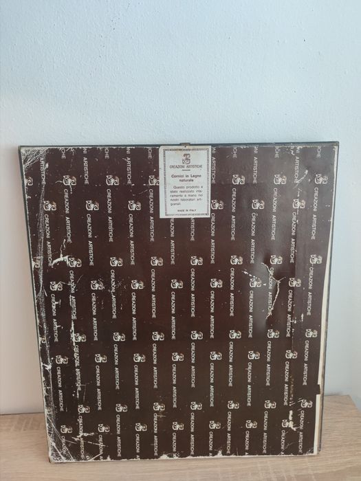 Tablou icoana deosebită Maica Domnului - Basorelief Argintat - Made in Italy (38x43 cm)