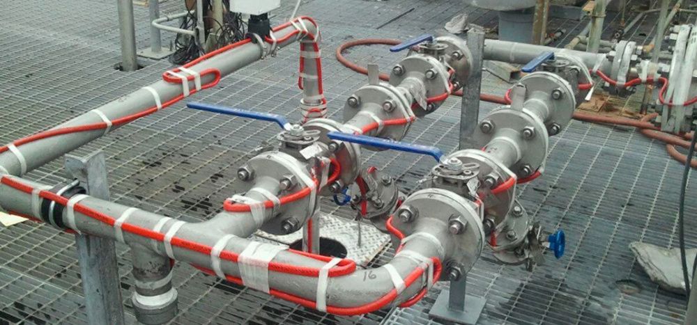 Обогрев промышленных трубопроводов, Обогрев запорной арматуры