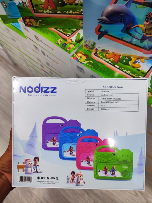 БЕПУЛ Доставка, Болалар сифатли Андроид планшети nodizz npad (8/512Гб)