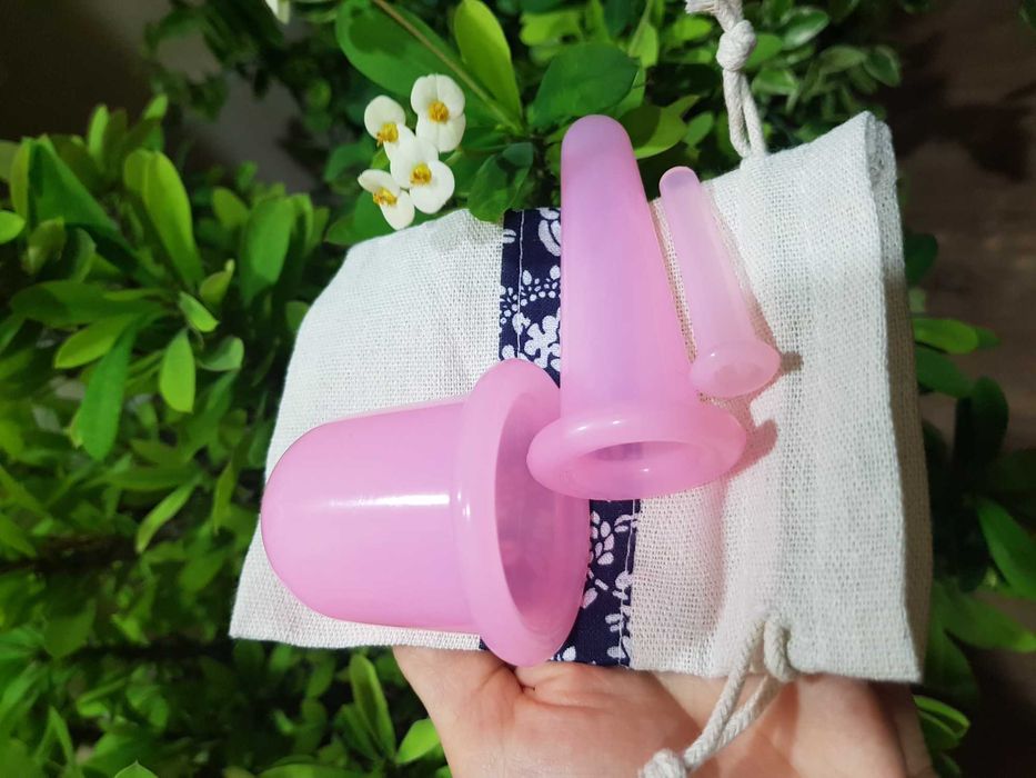 Силиконовые вакумные банки для лица