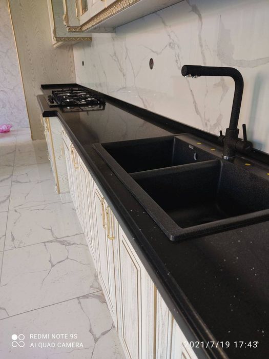 Изготовление столешниц для кухонь и ванных комнат, а также подокоников