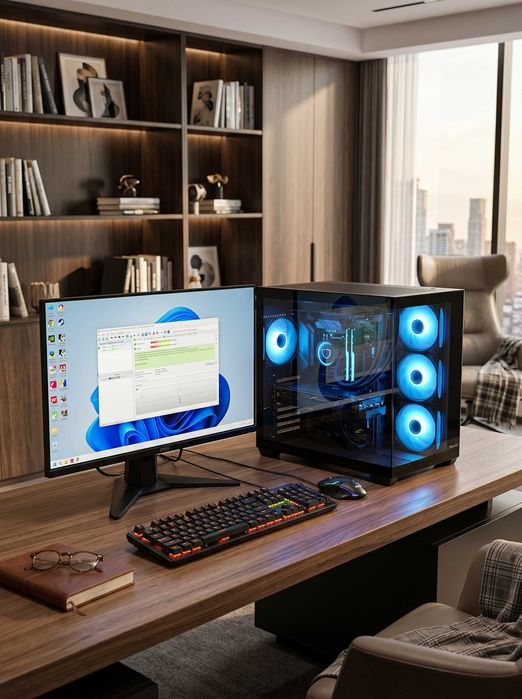 Игровой Компьютер DDR5 32Gb / RTX5060Ti / Монитор 300 Герц