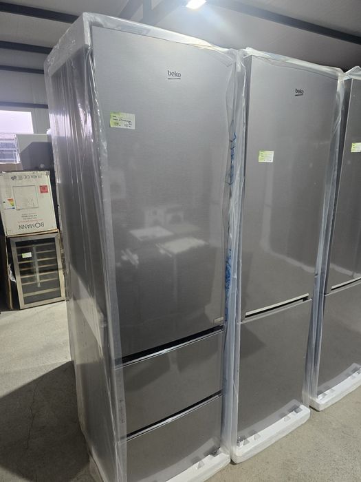 Нов ПРОМО инверторен хладилник с фризер Beko/БЕКО B3RGNA354HXB1 203 см