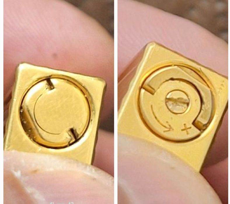 Brichetă S.T. Dupont L2 ( placat cu aur )