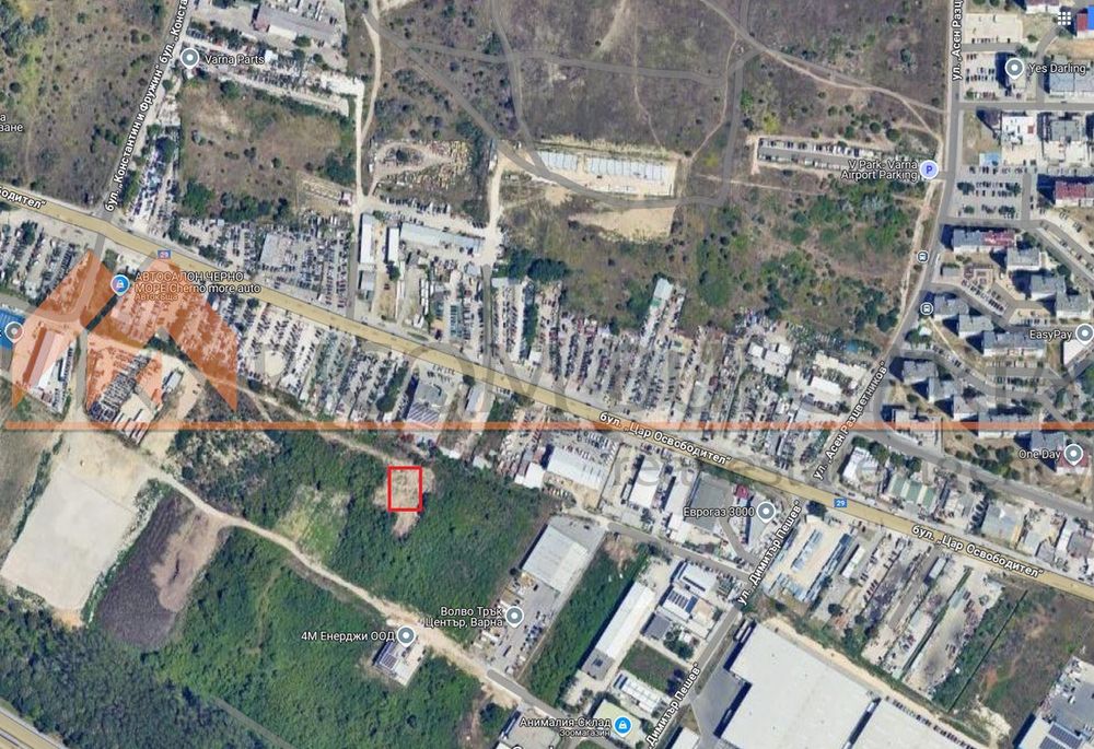 Парцел в Варна-Западна промишлена зона площ 1330