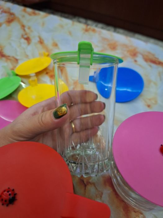 Крышка-защита на стакан для детей