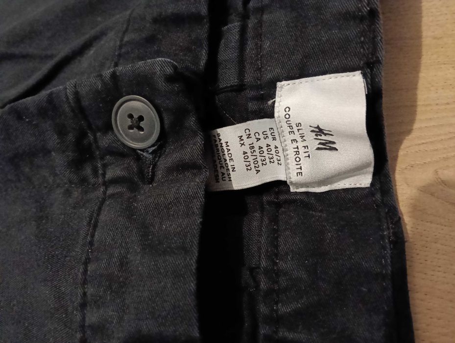 Pantaloni bărbați H&M negri XXL NOS