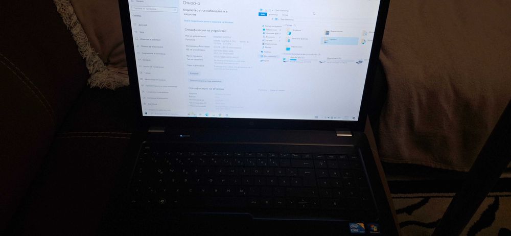 Лаптоп hp g72 17 инча