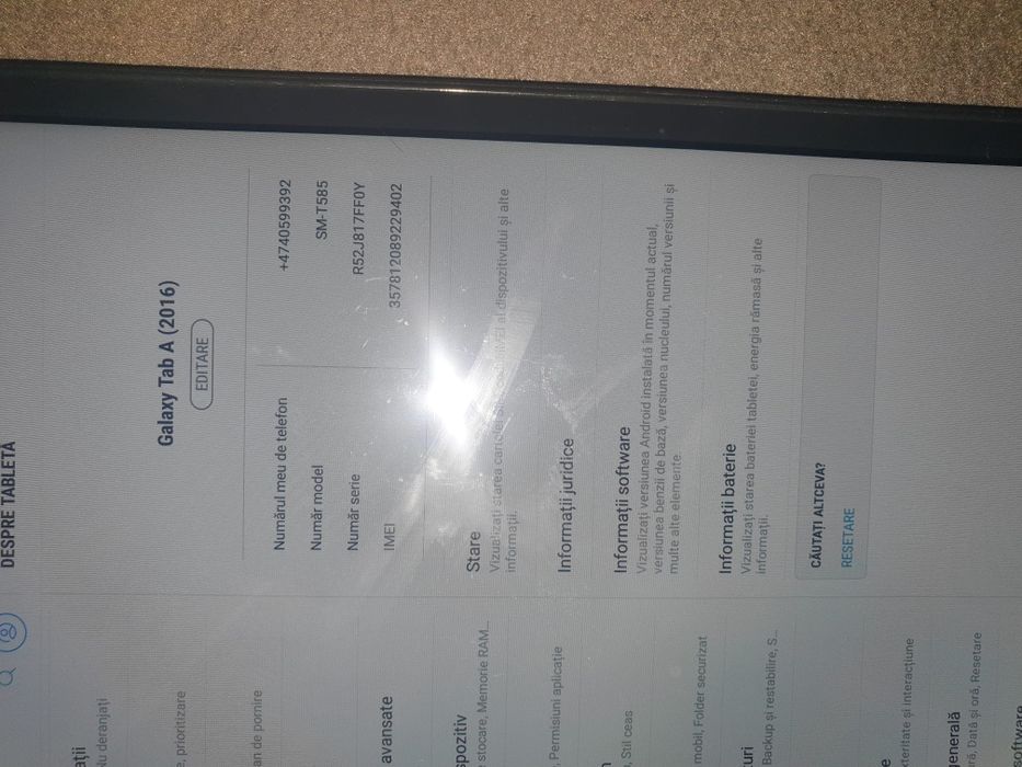Tableta Samsung  de vânzare